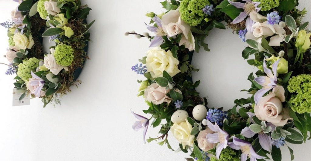 Flower door wreaths