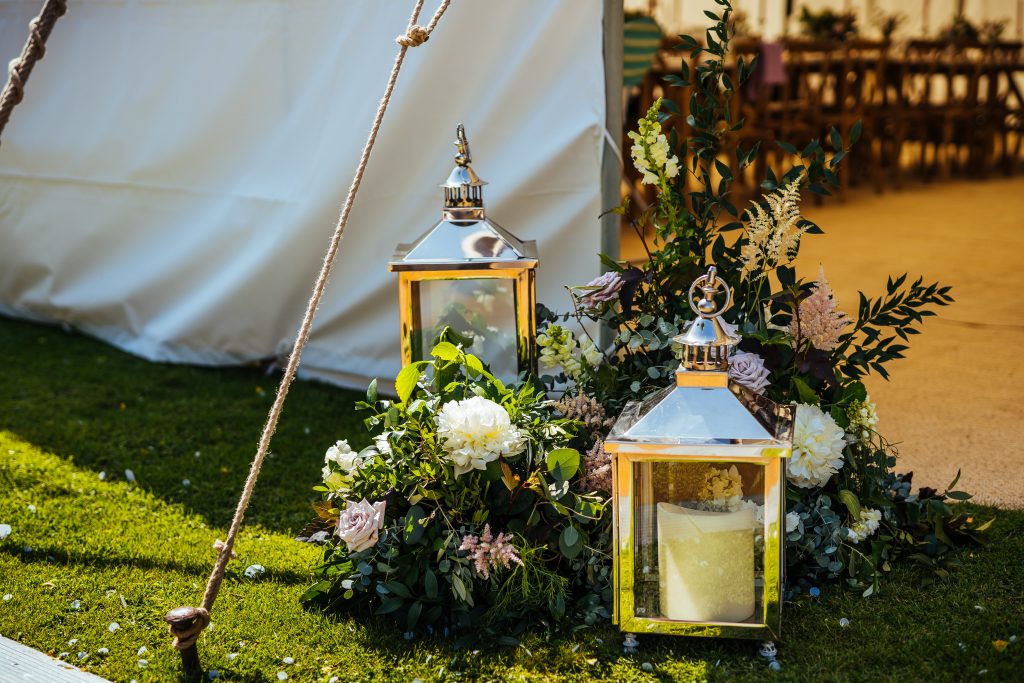 Marquee wedding flowers