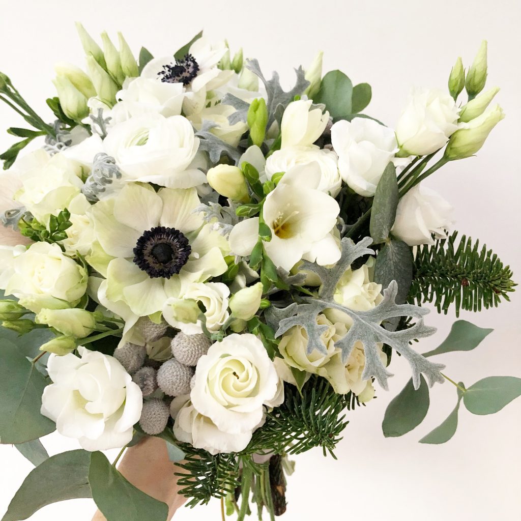 White wedding bouquets