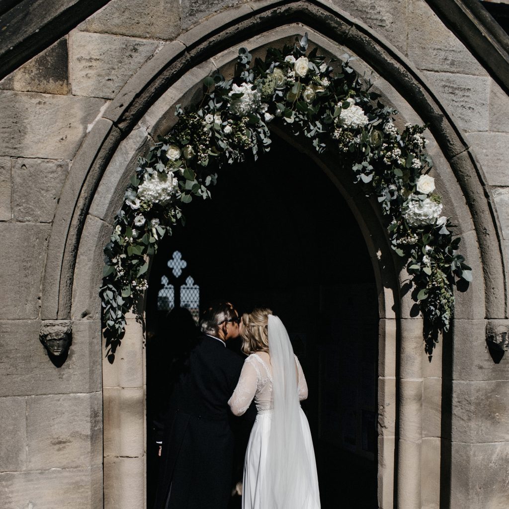 Flowers Arches for church