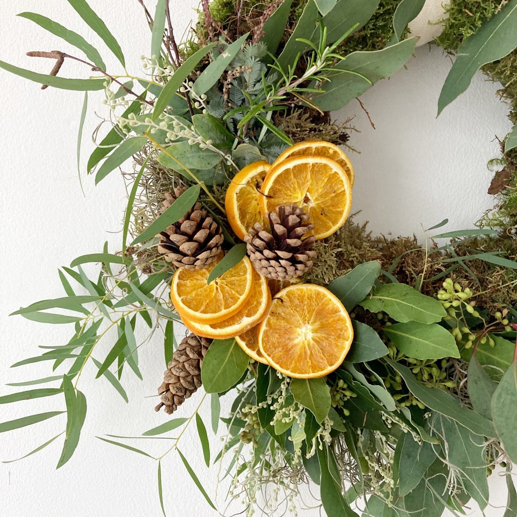 christmas door wreath derby